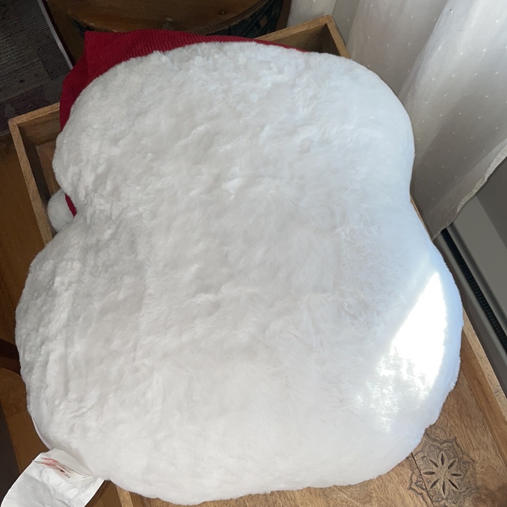 🎉HP🎉~Santa 🎅🏻 Face Plush Large Holiday Pillow 🎅🏻NWT🎅🏻 - Picture 13 of 16